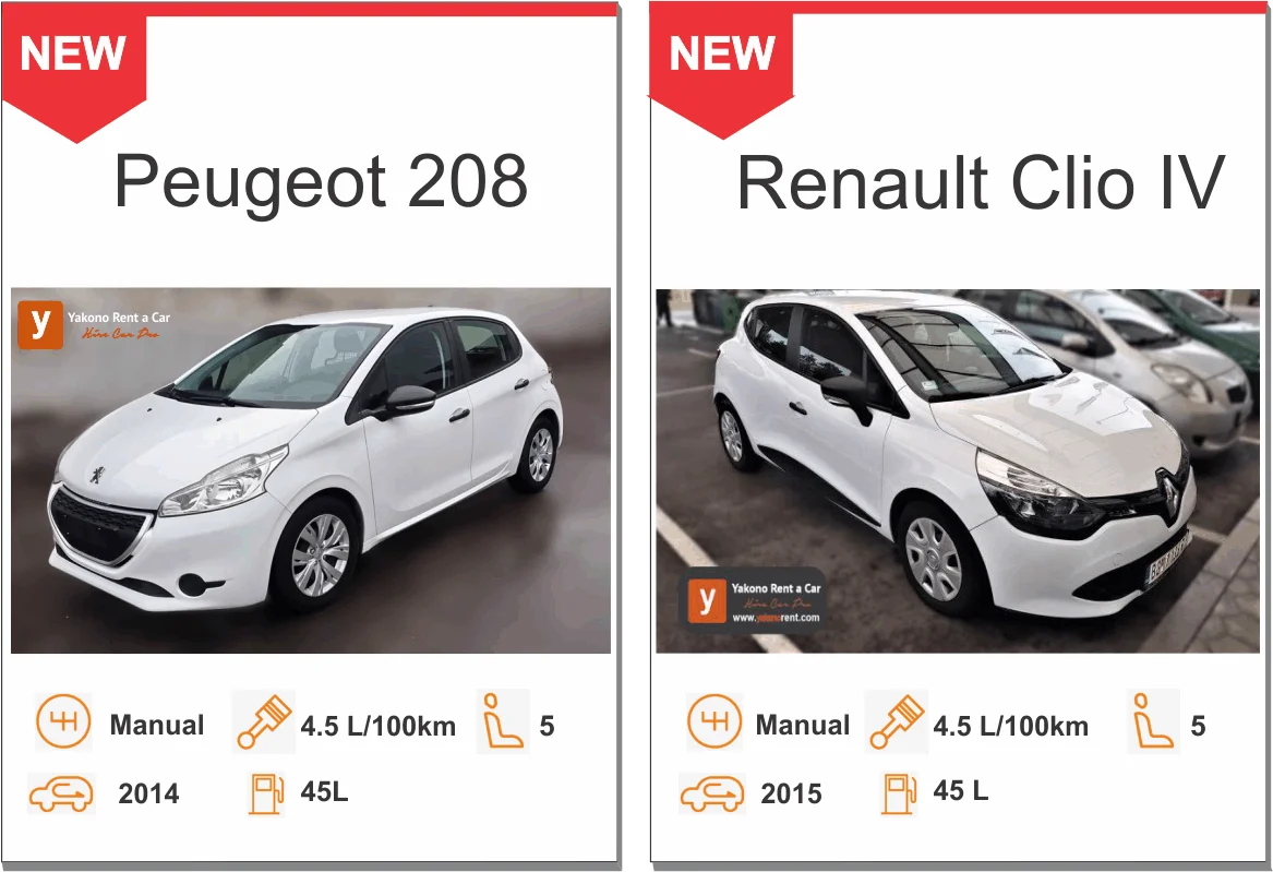 yakono rent a car beograd renta car beograd Rent a car peugeot 208 Clio